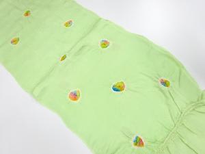 正絹　絞り　帯揚げ